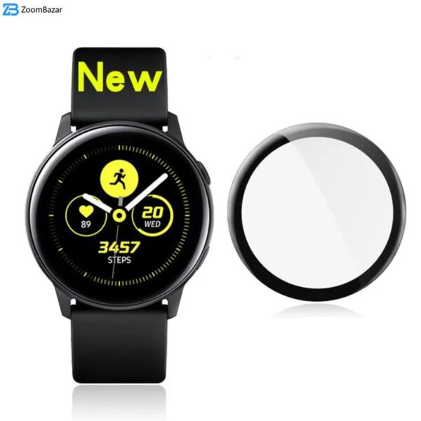 محافظ صفحه نمایش بوف مدل FullGlue-Flexible مناسب برای ساعت هوشمند سامسونگ Galaxy Watch 4/5 /Active 2/1 40mm