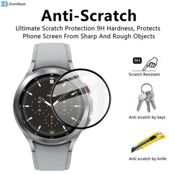 محافظ صفحه نمایش بوف مدل FullGlue-Flexible-G مناسب برای ساعت هوشمند سامسونگ Galaxy Watch 5 / 4 46 mm