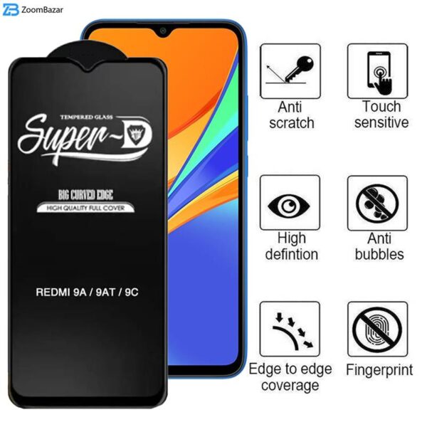 محافظ صفحه نمایش اپیکوی مدل Super 5D مناسب برای گوشی موبایل شیائومی Redmi 9A / 9C / 9i