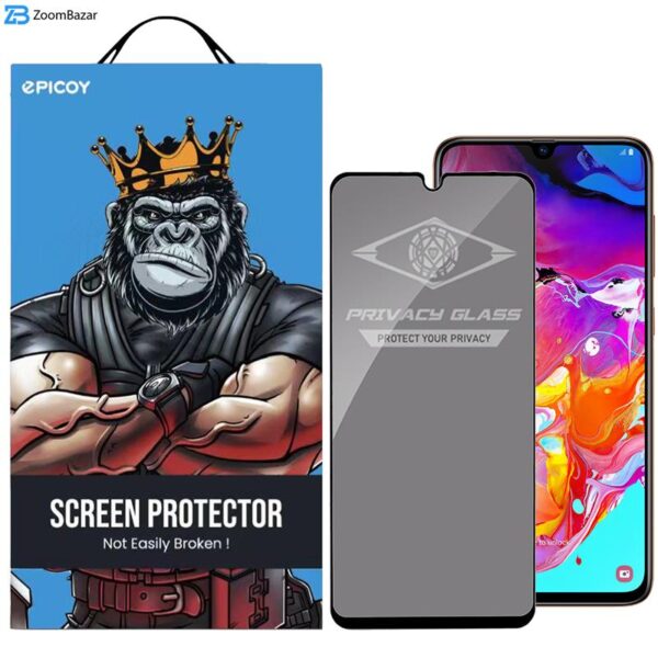 محافظ صفحه نمایش حریم شخصی اپیکوی مدل PvSight مناسب برای گوشی موبایل سامسونگ Galaxy A70/A42/M42