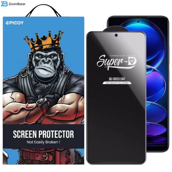 محافظ صفحه نمایش اپیکوی مدل Super 5D مناسب برای گوشی موبایل شیائومی Redmi Note 12 5G