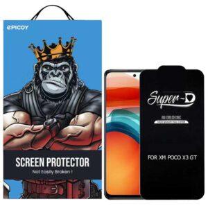 محافظ صفحه نمایش اپیکوی مدل Super 5D مناسب برای گوشی موبایل شیائومی Poco X3 GT