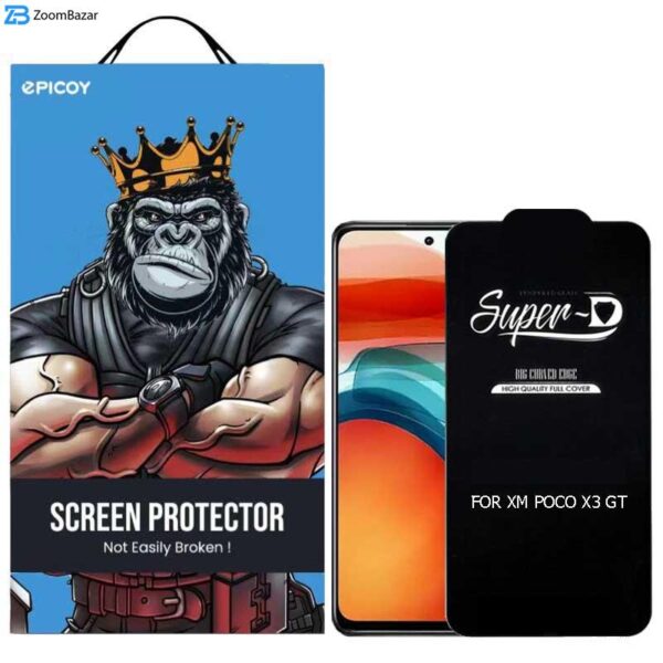 محافظ صفحه نمایش اپیکوی مدل Super 5D مناسب برای گوشی موبایل شیائومی Poco X3 GT