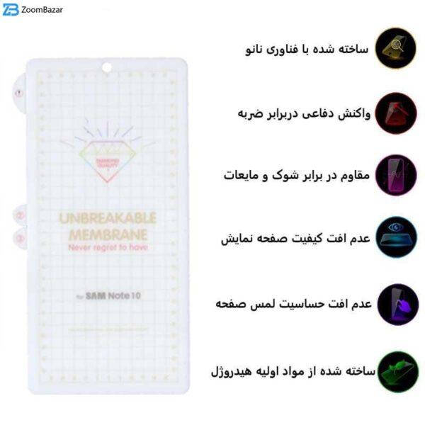 محافظ صفحه نمایش اپیکوی مدل Hydrogel مناسب برای گوشی موبایل سامسونگ Galaxy Note 10