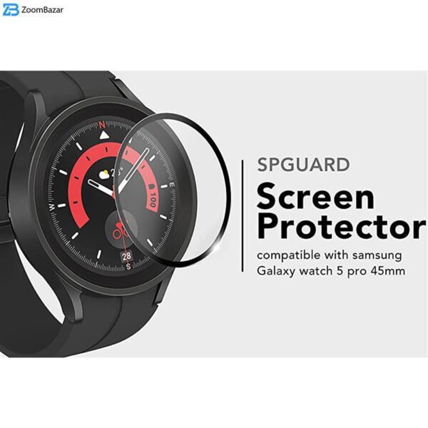 محافظ صفحه نمایش بوف مدل FullGlue-Flexible-G مناسب برای ساعت هوشمند سامسونگ Galaxy Watch 5 Pro 45mm