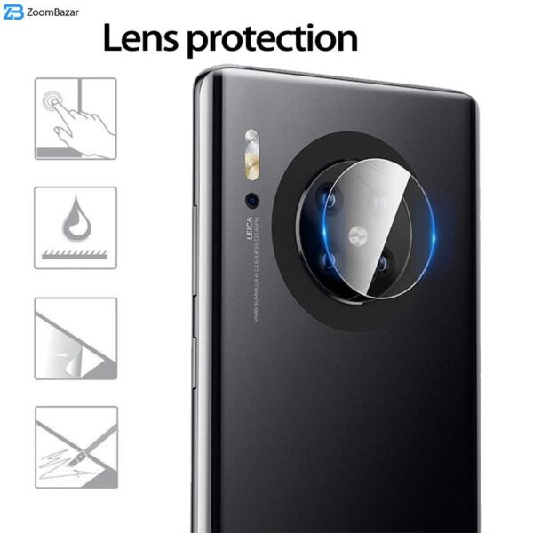 محافظ لنز دوربین اپیکوی مدل 3D Lens-Clear مناسب برای گوشی موبایل هوآوی Mate 30 Pro/Mate 30