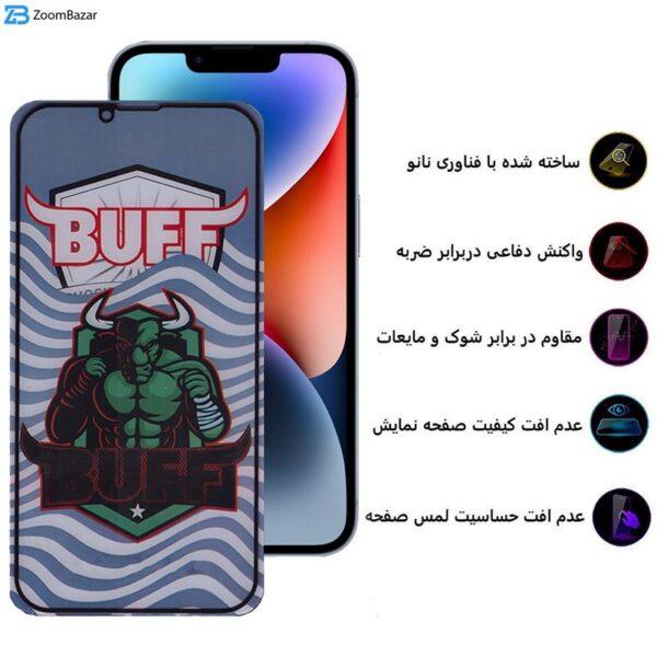 محافظ صفحه نمایش 5D بوف مدل Super Power مناسب برای گوشی موبایل اپل iphone 13 Pro Max /iphone 14 Plus