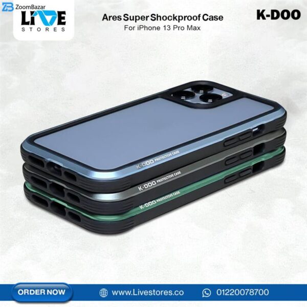 کاور کی-دوو مدل Ares کد 15 مناسب برای گوشی موبایل اپل iPhone 13 Pro