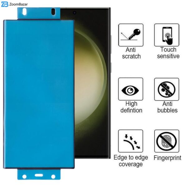 محافظ صفحه نمایش بوف مدل New Silicone-G مناسب برای گوشی موبایل سامسونگ Galaxy S23 Ultra/S22 Ultra