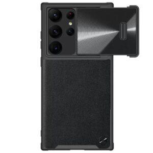 کاور نیلکین مدل CamShield Leather S Case مناسب برای گوشی موبایل سامسونگ Galaxy S23 Ultra
