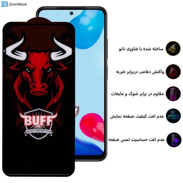 محافظ صفحه نمایش سرامیکی بوف مدل Ceramic Pro-G مناسب برای گوشی موبایل شیائومی Redmi Note 10 4G (Global)/Note 10s