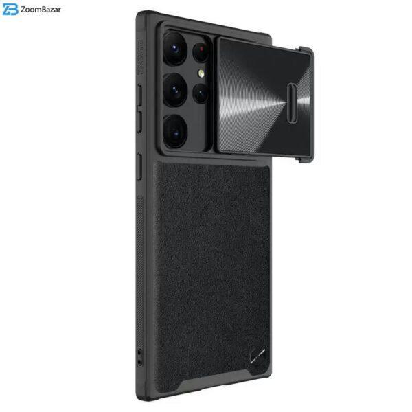 کاور نیلکین مدل CamShield Leather S Case مناسب برای گوشی موبایل سامسونگ Galaxy S23 Ultra