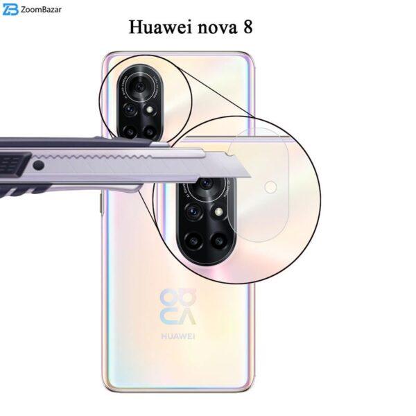 محافظ لنز دوربین اپیکوی مدل 3D Lens-Clear مناسب برای گوشی موبایل هوآوی Nova 8