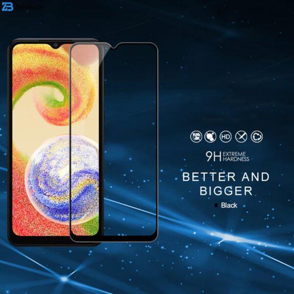 محافظ صفحه نمایش 5D بوف مدل Super Power مناسب برای گوشی موبایل سامسونگ Galaxy A04/A04S/A04E/M04