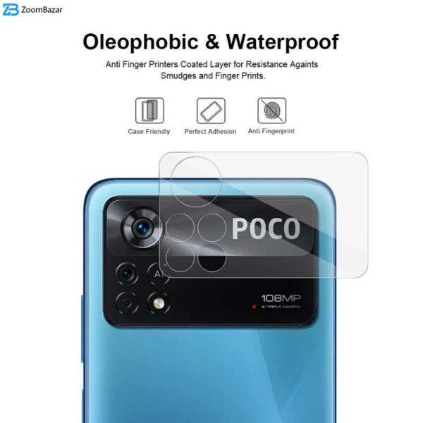 محافظ لنز دوربین اپیکوی مدل 3D-Clear مناسب برای گوشی موبایل شیائومی Poco X4 Pro 5G