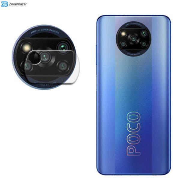 محافظ لنز دوربین اپیکوی مدل 3D-Clear مناسب برای گوشی موبایل شیائومی Poco X3 / X3 Pro / X3 Nfc