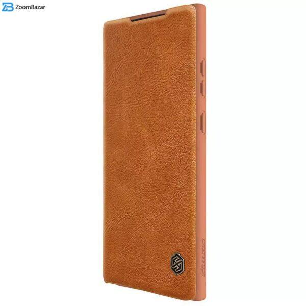 کیف کلاسوری نیلکین مدل Qin Pro Leather Case مناسب برای گوشی موبایل سامسونگ Galaxy S23 Ultra