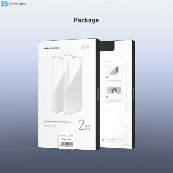 محافظ صفحه نمایش نیلکین مدل Impact Resistant مناسب برای گوشی موبایل گوگل Pixel 7 Pro بسته 2 عددی