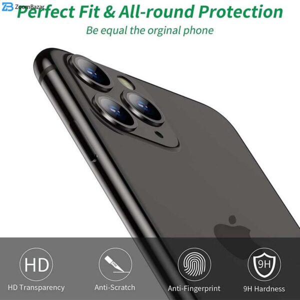محافظ لنز دوربین بوف مدل HD-ColorLenz-G مناسب برای گوشی موبایل اپل Iphone 11/ 12 / 12 Mini