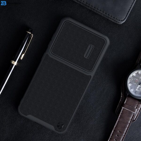 کاور نیلکین مدل Textured Fiber S Case مناسب برای گوشی موبایل سامسونگ Galaxy S23 Plus