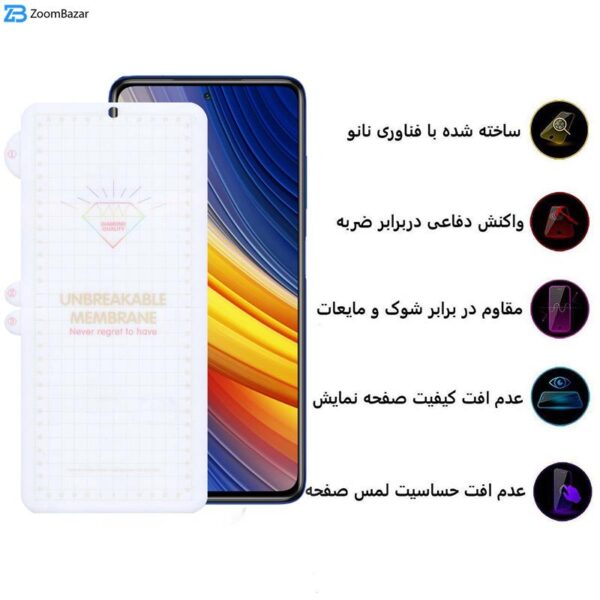 محافظ صفحه نمایش اپیکوی مدل Hydrogel مناسب برای گوشی موبایل شیائومی Poco X3 Pro/ Poco X3 NFC/ Poco X3/ Poco M2 Pro