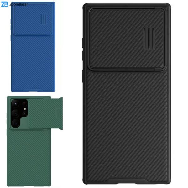 کاور نیلکین مدل Camshield S Case مناسب برای گوشی موبایل سامسونگ Galaxy S23 Ultra