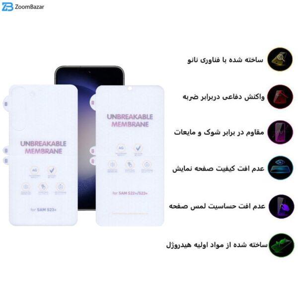 محافظ صفحه نمایش اپیکوی مدل Hydrogel-Matte مناسب برای گوشی موبایل سامسونگ Galaxy S23 Plus  به همراه محافظ پشت گوشی