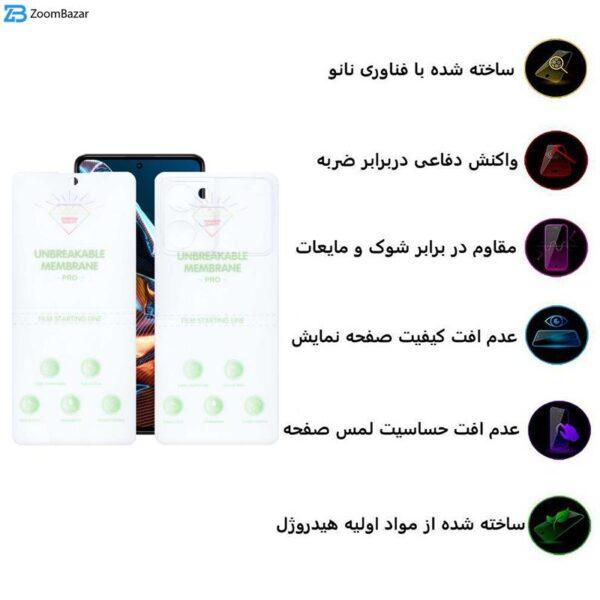 محافظ صفحه نمایش اپیکوی مدل Hydrogel مناسب برای گوشی موبایل شیائومی Poco X5 Pro به همراه محافظ پشت گوشی