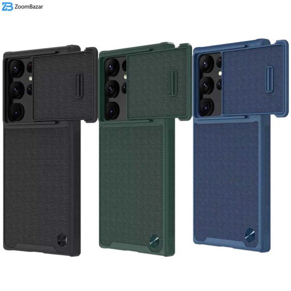 کاور نیلکین مدل Textured Fiber S Case مناسب برای گوشی موبایل سامسونگ Galaxy S23 Ultra