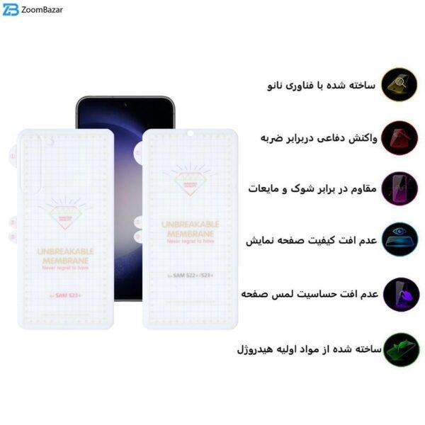 محافظ صفحه نمایش اپیکوی مدل Hydrogel مناسب برای گوشی موبایل سامسونگ Galaxy S23 Plus  به همراه محافظ پشت گوشی