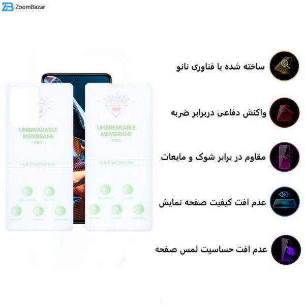 محافظ صفحه نمایش اپیکوی مدل Hydrogel مناسب برای گوشی موبایل شیائومی Redmi Note 12 Pro 5G / Poco X5 Pro به همراه محافظ پشت گوشی