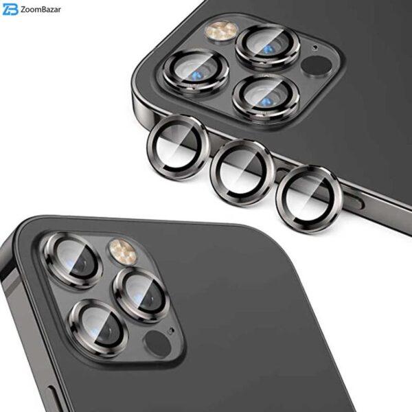 محافظ لنز دوربین بوف مدل HD-ColorLenz مناسب برای گوشی موبایل اپل Iphone 11/ 12 / 12 Mini