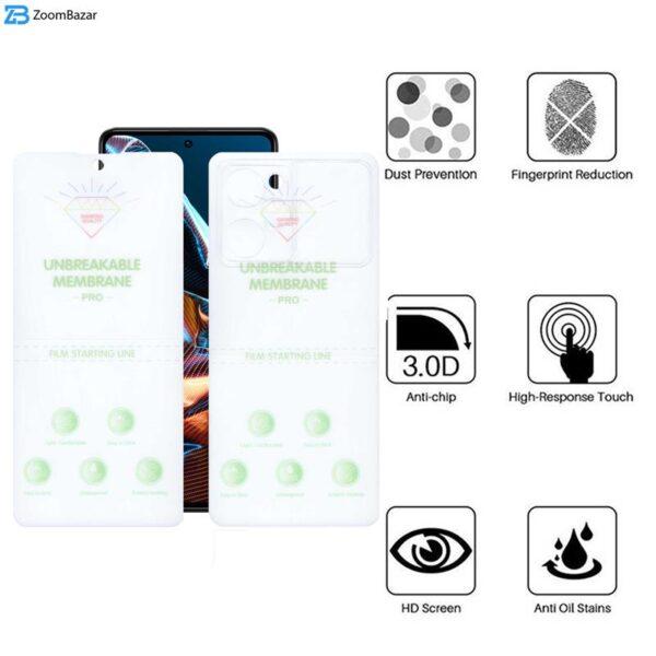 محافظ صفحه نمایش اپیکوی مدل Hydrogel مناسب برای گوشی موبایل شیائومی Poco X5 Pro به همراه محافظ پشت گوشی