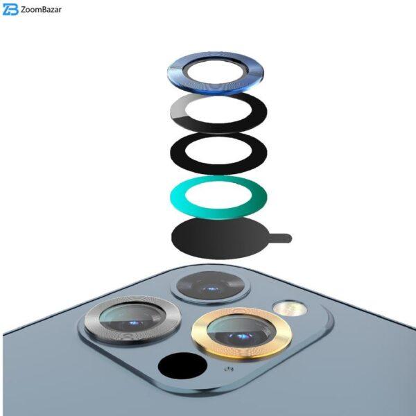 محافظ لنز دوربین بوف مدل HD-ColorLenz مناسب برای گوشی موبایل اپل Iphone 12 Pro / 11 Pro Max
