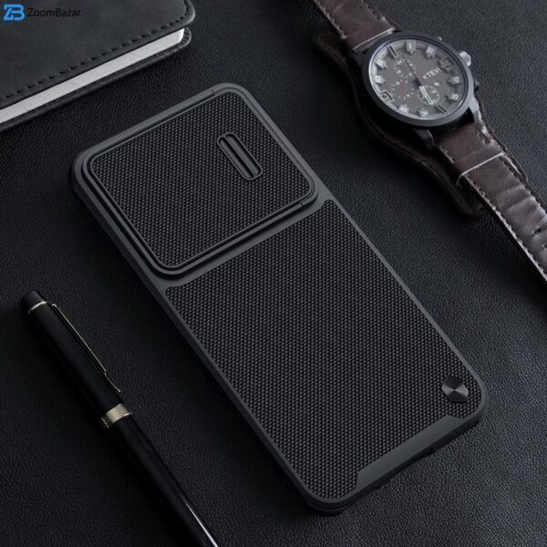 کاور نیلکین مدل Textured Fiber S Case مناسب برای گوشی موبایل سامسونگ Galaxy S23 Plus