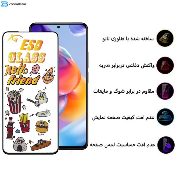 محافظ صفحه نمایش اپیکوی مدل ESD 2023 مناسب برای گوشی موبایل شیائومی Redmi Note 11 Pro 4G/5G / Note 11 Pro Plus / Note 11E Pro 5G