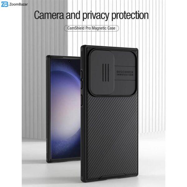 کاور نیلکین مدل CamShield Pro Magnetic مناسب برای گوشی موبایل سامسونگ Galaxy S23 Ultra