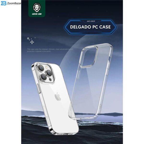 کاور گرین لاین مدل Delgado PC Case مناسب برای گوشی موبایل اپل iPhone 13 / 14