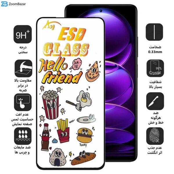 محافظ صفحه نمایش اپیکوی مدل ESD 2023 مناسب برای گوشی موبایل شیائومی Redmi Note 12 4G/5G /Note 12 Pro/12 Pro Plus/Poco X5 Pro/Poco X5