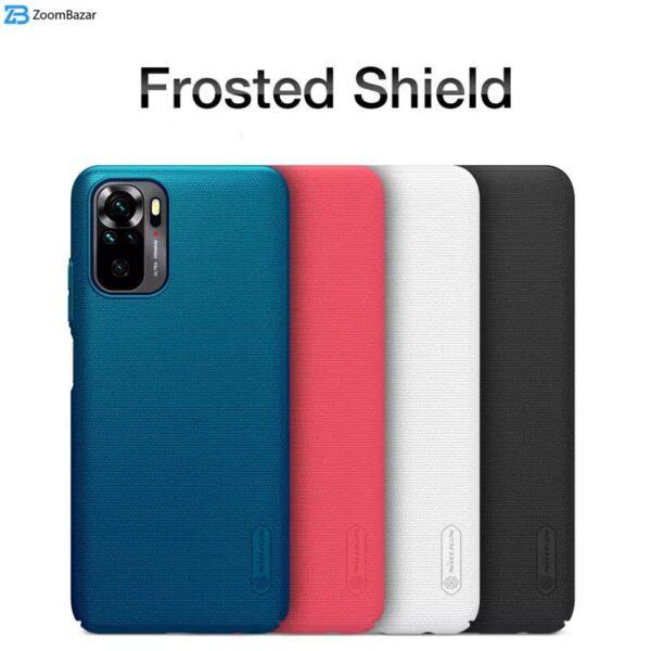 کاور نیلکین مدل Super Frosted Shield مناسب برای گوشی موبایل شیائومی Poco M5s /Redmi Note 10 4G (Global)/Note 10S (India)/Note 11 SE (India)