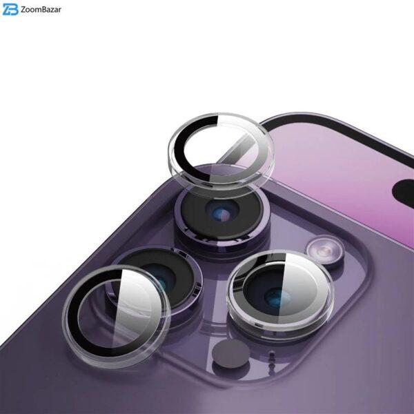 محافظ لنز دوربین گرین لاین مدل Camera Lens مناسب برای گوشی موبایل اپل iphone 14Pro Max /14 Pro