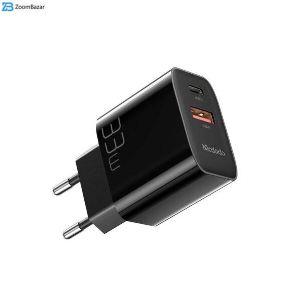 شارژر دیواری مک دودو مدل CH-0922 به همراه کابل تبدیل USB-C