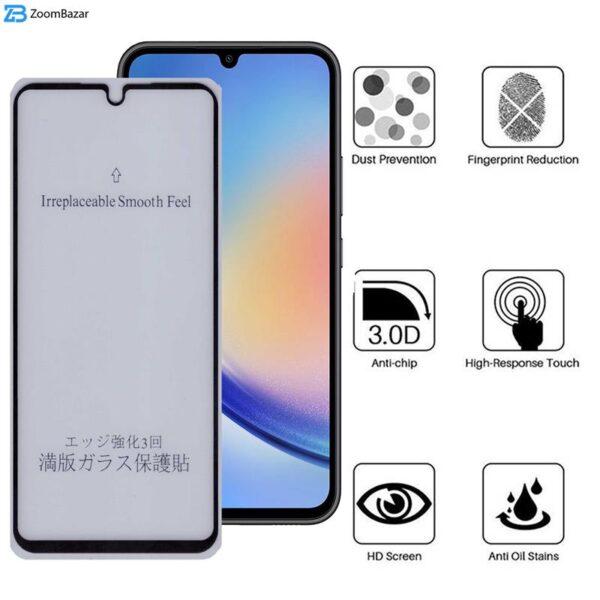 محافظ صفحه نمایش 5D مات بوف مدل 5D-Matte مناسب برای گوشی موبایل Galaxy A34 5G