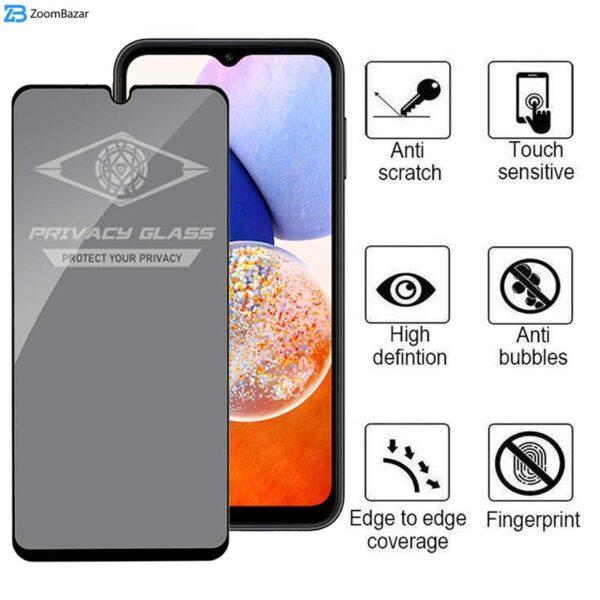محافظ صفحه نمایش حریم شخصی اپیکوی مدل Privacy مناسب برای گوشی موبایل سامسونگ Galaxy A23 / A14 5G/4G