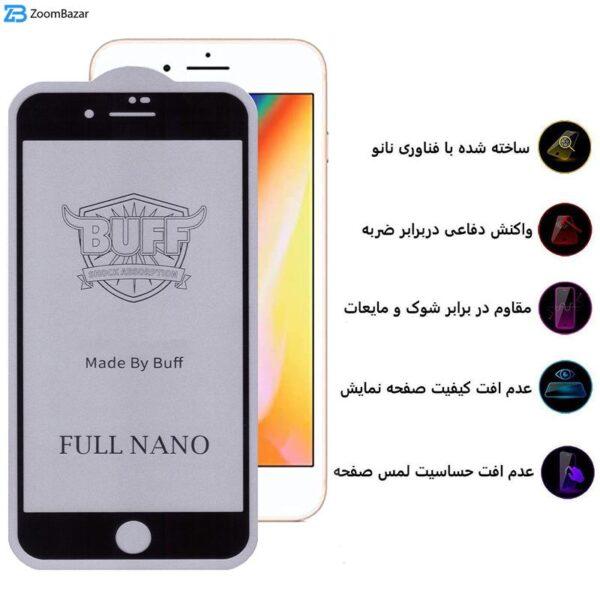 محافظ صفحه نمایش بوف مدل Full Nano مناسب برای گوشی موبایل اپل iPhone 8 Plus / 7 Plus