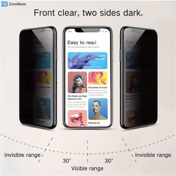 محافظ صفحه نمایش حریم شخصی اپیکوی مدل pri مناسب برای گوشی موبایل سامسونگ Galaxy S23 Ultra /S22 Ultra