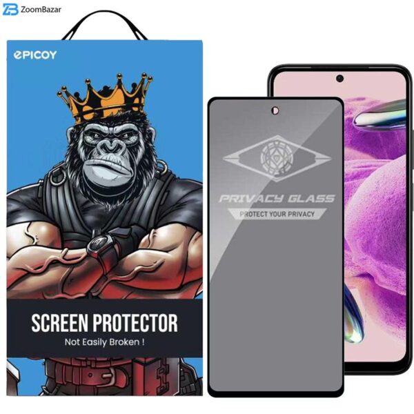 محافظ صفحه نمایش حریم شخصی اپیکوی مدل Privacy مناسب برای گوشی موبایل شیائومی Redmi Note 12S/Redmi Note 11S 4G/Poco M4 Pro 4G