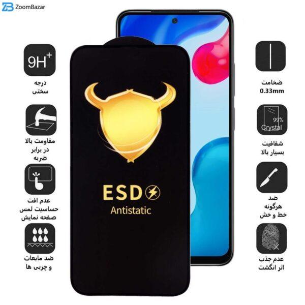 محافظ صفحه نمایش اپیکوی مدل ESD مناسب برای گوشی موبایل شیائومی Redmi Note 11 Global/4G / Note 11S 4G (Global)/Note 10 4G (Global)/Note 10S/Note 11 SE (India)