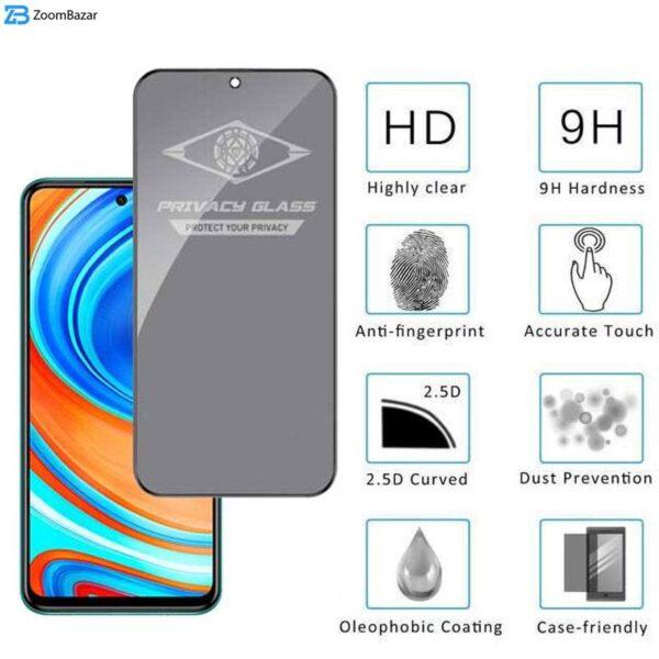 محافظ صفحه نمایش حریم شخصی اپیکوی مدل PvSight مناسب برای گوشی موبایل شیائومی Redmi Note 9 Pro/ Redmi Note 9 Pro Max/ Redmi Note 9s/ Redmi Note 10 Lite/ Poco M2 Pro