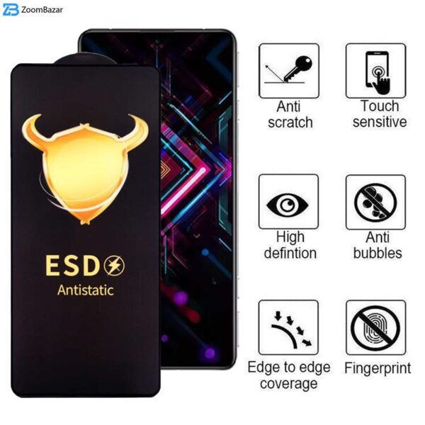 محافظ صفحه نمایش اپیکوی مدل Golden ESD مناسب برای گوشی موبایل شیائومی Redmi K40 Pro Plus / K40 Pro / K40S / K40 Gaming / K40